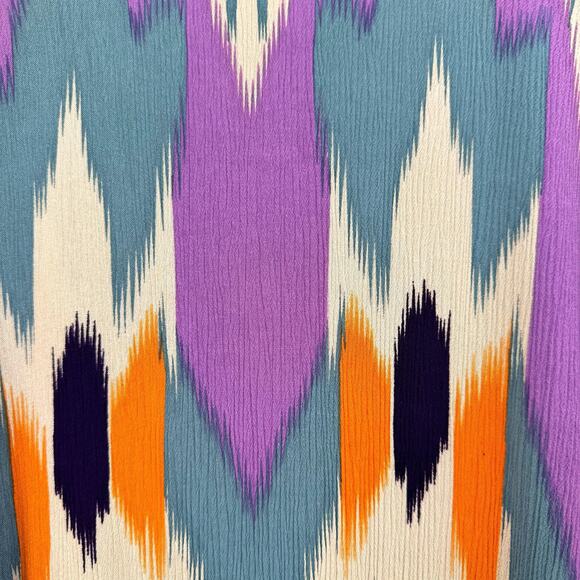 Anthropologie Bel Kazan OS Colorful Artisan Print Layering Open Kimono Duster - Picture 9 of 14